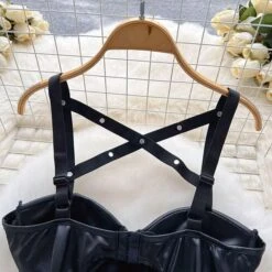 Dominatrix Dreams Lingerie Leather-Look Bodycon Night Dress 23 Dominatrix Dreams Lingerie Leather-Look Bodycon Night Dress -Gothic Clothing Store 7 2833a91c de9d 41b9 a301 618b5c0c33f5