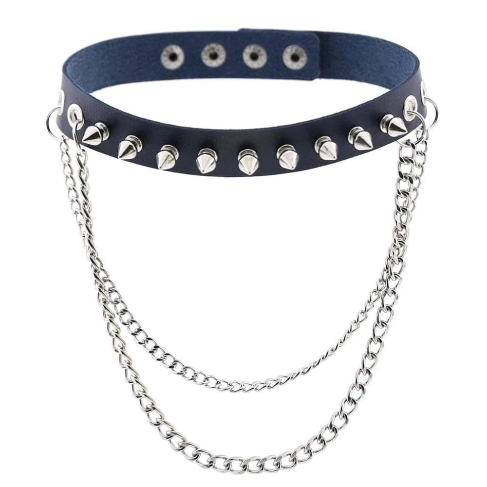 Emo Punk Chained Choker 5 Emo Punk Chained Choker - Image 5