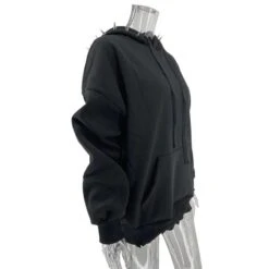 Spikey Gothic Black Hoodie 11 Spikey Gothic Black Hoodie -Gothic Clothing Store 7 6911bc21 69e0 4240 8720 357cc037e3d5