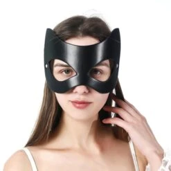 Purrfect Leather Mask -Gothic Clothing Store 7 6f0076c6 4535 4eb7 b7d2 ee1f8663d905