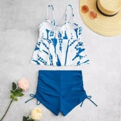 Retro Chic High-Waist Tankini Set With Shorts -Gothic Clothing Store 7 7c406540 64ef 4586 b8b2 58400d4ec19d