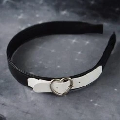 Heart Buckle Headband -Gothic Clothing Store 7 8312d22f 3d5f 4435 910e 235be7f4a199