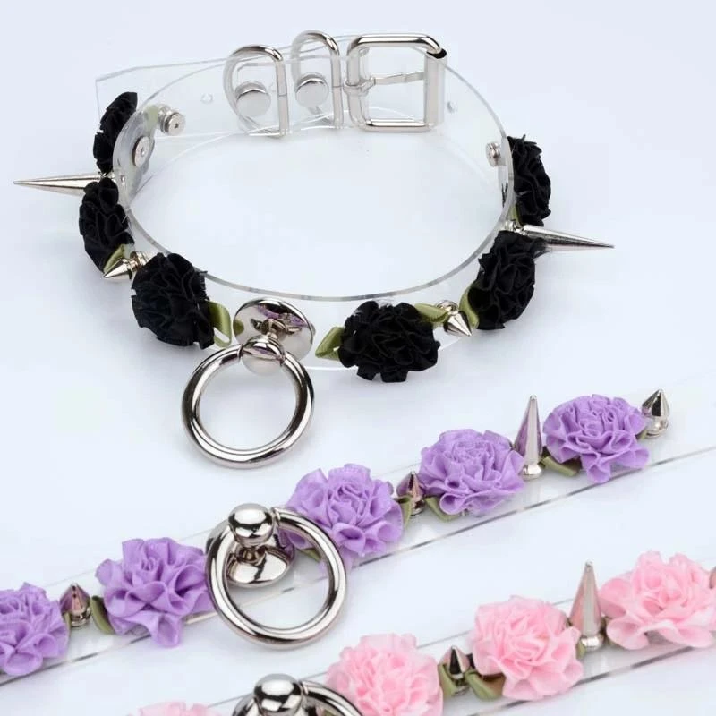 Kawaii Flower And Spike Choker 8 Kawaii Flower And Spike Choker - Image 8