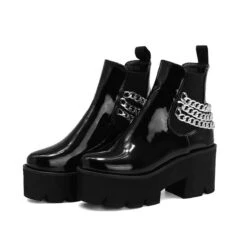 Exclusive Gothic Punk Chain Boots -Gothic Clothing Store 7 9748c106 a6fe 411b 8cd1 245b50392278