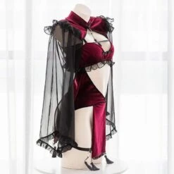 Red Retro Enchantress Lingerie -Gothic Clothing Store 7 97f32cb4 effb 4768 9a23 48791b0a8b60