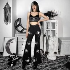 Spider Slayer Flare Pants -Gothic Clothing Store 7 982cb84e 15e9 4aa6 8ee9 eb873aa3d0c9