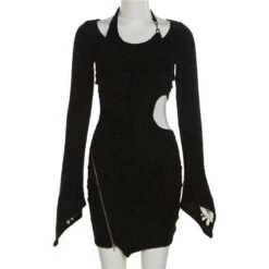 Chloe Knitted Sexy Dress Set -Gothic Clothing Store 7 a5304d4b 283c 4b13 95a0 7a53029fa148