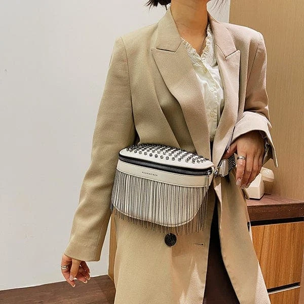 Iris Fringe Studded Bum Bag 8 Iris Fringe Studded Bum Bag - Image 8