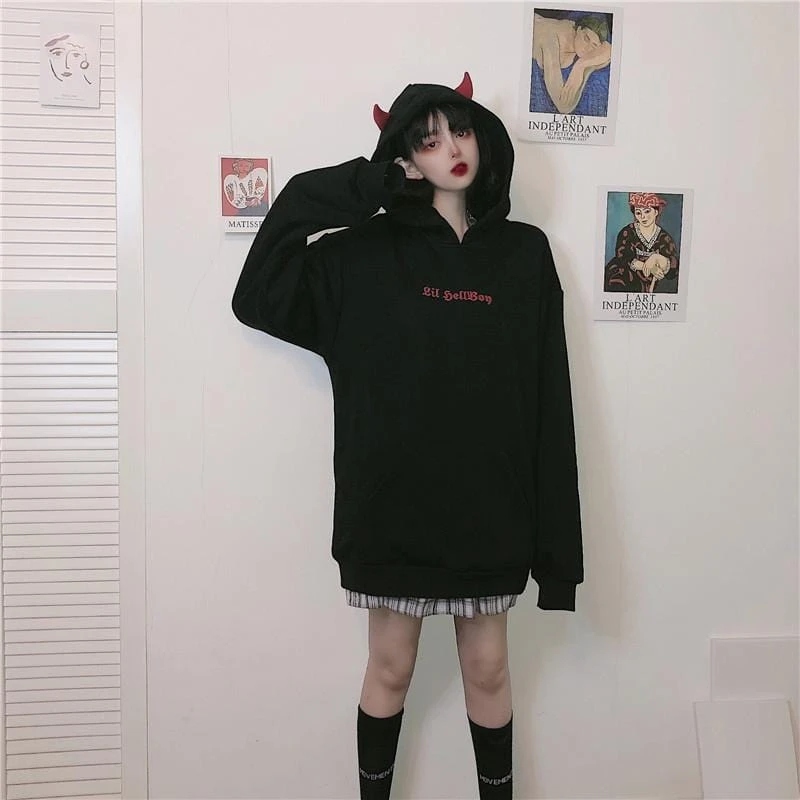 Lil Punk Devil Hoodie 7 Lil Punk Devil Hoodie - Image 7