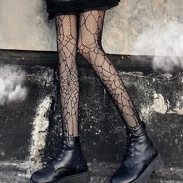 Gothic Lolita Mesh Tights 6 Gothic Lolita Mesh Tights - Image 6