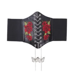 Brutal Bloom Black Corset Belt -Gothic Clothing Store 7 df3d2941 e6ef 4d57 9cc2 00185a5aa8af