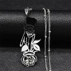Reaper's Love Stainless Steel Necklace -Gothic Clothing Store 7 e7ac2914 21ae 4655 a868 22764efab836