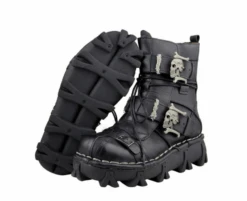 Skull Punk Motorcycle Boots -Gothic Clothing Store 7 eeb03114 1457 416d 90a9 57a8ec429c1e