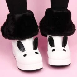 B&W Bunny Toe Shoes -Gothic Clothing Store 7 fda6ffef 210e 4a8b b2db 578054bead20