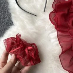 Gothic Valentine Lace Bodysuit Set -Gothic Clothing Store 8 22283d34 92a8 4cd5 9cb1 33c035d52cc4