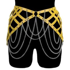 Katriona Leather Belt With Chains -Gothic Clothing Store 8 3cd71886 c16d 4ff0 99d5 bdb4f71f5988