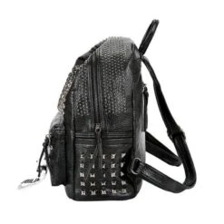 Rivets Overload Leather Backpack -Gothic Clothing Store 8 3fab0b92 0ca8 45e5 a9a1 9c10bafc4930
