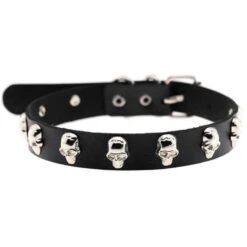 Cursed Skull Choker Necklace -Gothic Clothing Store 8 582dd08f a4ee 44b3 a33d e80e235bb30b