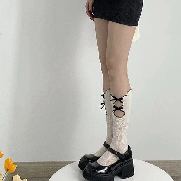 Imu Vintage Bow Socks 9 Imu Vintage Bow Socks - Image 9