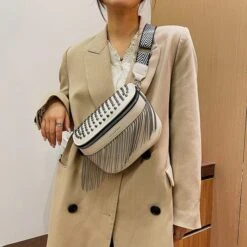 Iris Fringe Studded Bum Bag 28 Iris Fringe Studded Bum Bag -Gothic Clothing Store 8 7041ae7b 56a6 4248 9f02 4f47a85f8a86