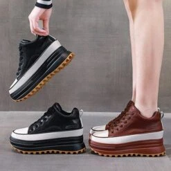 Blaise Ridged Platform Sneakers -Gothic Clothing Store 8 83faacbc 392a 44a7 94d2 bf65dd70171c