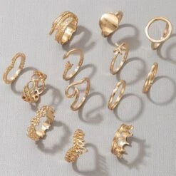 Thalassophile Vintage Geometric Ring Set -Gothic Clothing Store 8 9881b557 54c6 4cac 971e 0424b4383c4c