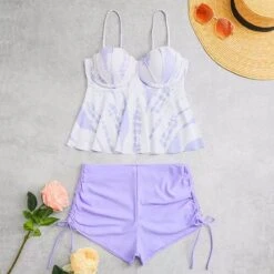 Retro Chic High-Waist Tankini Set With Shorts -Gothic Clothing Store 8 b2688f1c d22f 4348 b740 fd191a0bbe92