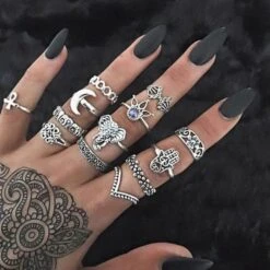 Bohemia Vintage Style Ring Sets -Gothic Clothing Store 8 e039f29a 9c3d 4318 8181 e4102dd5d240
