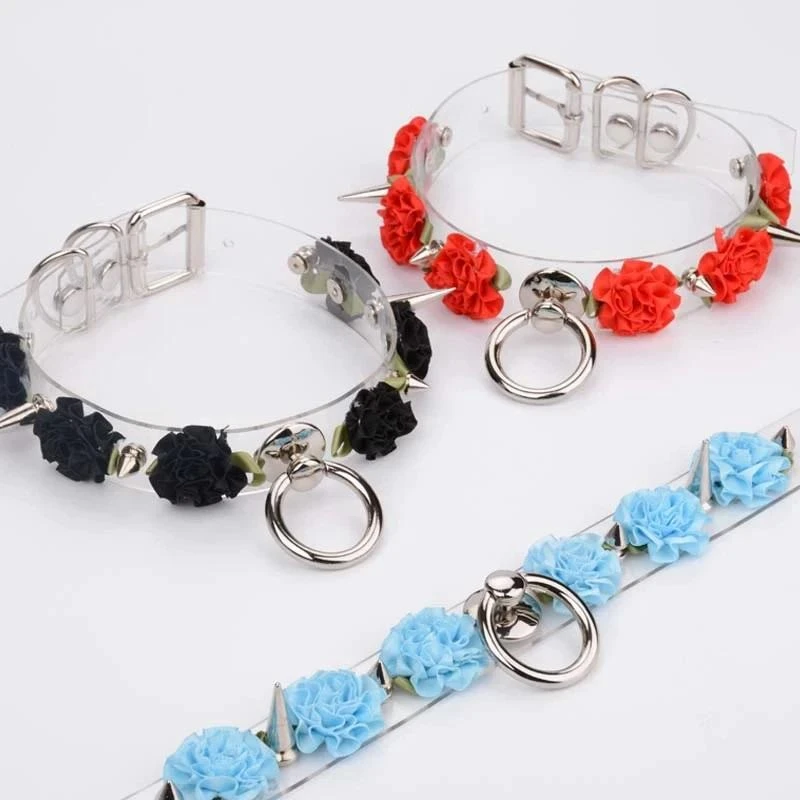 Kawaii Flower And Spike Choker 9 Kawaii Flower And Spike Choker - Image 9