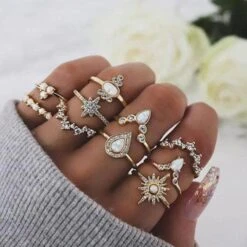 Bohemia Vintage Style Ring Sets -Gothic Clothing Store 9 2c629d4a 9b10 4e17 a55e 66968b1f0d85