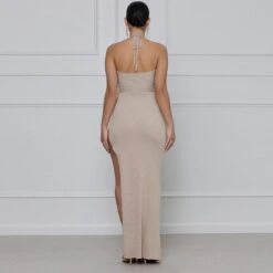 Night Queen Halter Maxi Dress -Gothic Clothing Store 9 41d3ce60 ca52 4ba0 84ba 36f5edcf126e