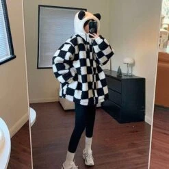 Kawaii Plaid Oversized Hoodie -Gothic Clothing Store 9 52233554 7b60 4a8f a5e0 8d2d3bb0ee18