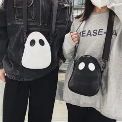 Kawaii Ghost Crossbody Purse -Gothic Clothing Store 9 710914ad 49cb 48a6 af04 ff453b7954a7