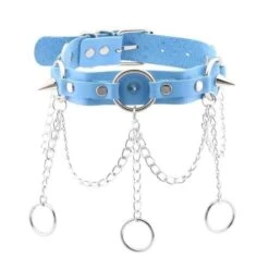 Chain Of Guilt Leather Choker -Gothic Clothing Store 9 90ebdc81 c696 45ef a834 a44e6a7ee186