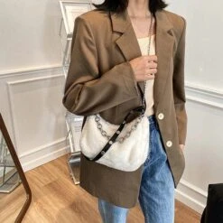 Miss Fuzzy Chain Shoulder Bag -Gothic Clothing Store 9 9c5c5a19 6ff3 4aaa 9a6e 001645fb4ef1