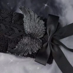 Black Wings Hair Band -Gothic Clothing Store 9 d5bd60e4 6d08 41d8 b6cf 4108522b3fa6