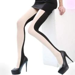 Dual Shade Goth Tights