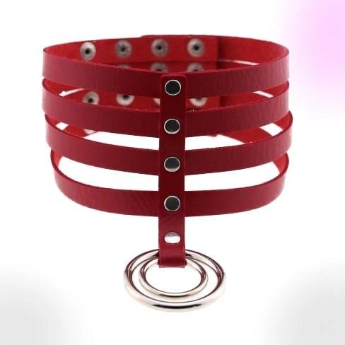 Gothic Bondage Choker 2 Gothic Bondage Choker - Image 2