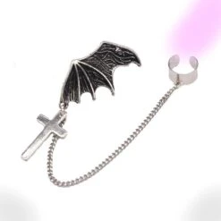 Gothic Cross Earring
