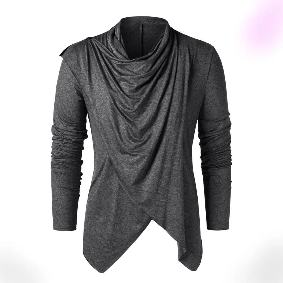 Gothic Long Sleeve Irregular Shirt 1 Gothic Long Sleeve Irregular Shirt
