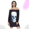 Gothic Skull Pumpkin Dress