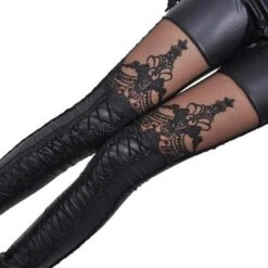 Gothic Victorian Lace Leggings