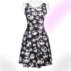Got The Tea Polka Skull Dress 9 Got The Tea Polka Skull Dress -Gothic Clothing Store Gotthetea