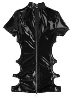 Poison Paradise Wetlook Dress 26 Poison Paradise Wetlook Dress -Gothic Clothing Store H9333a6a35e7b46fe949cf1f2f16871b9t