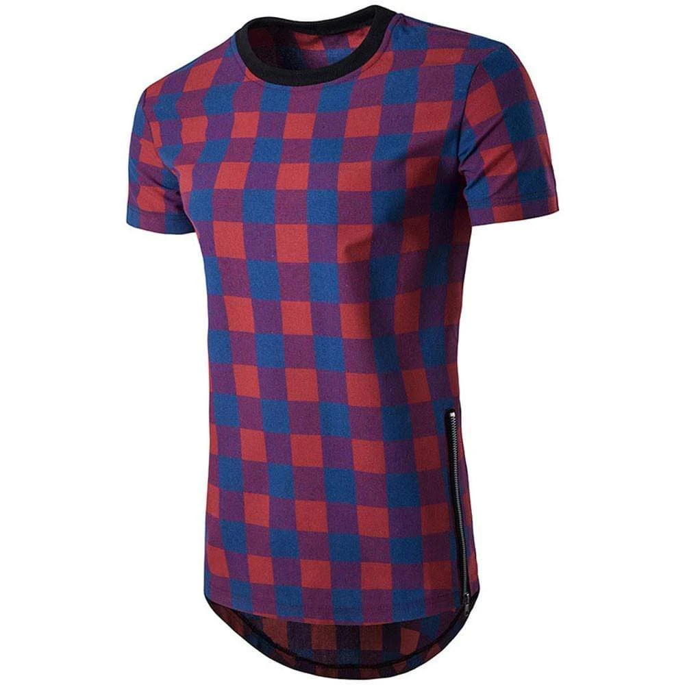 Checkered T-Shirt 2 Checkered T-Shirt - Image 2
