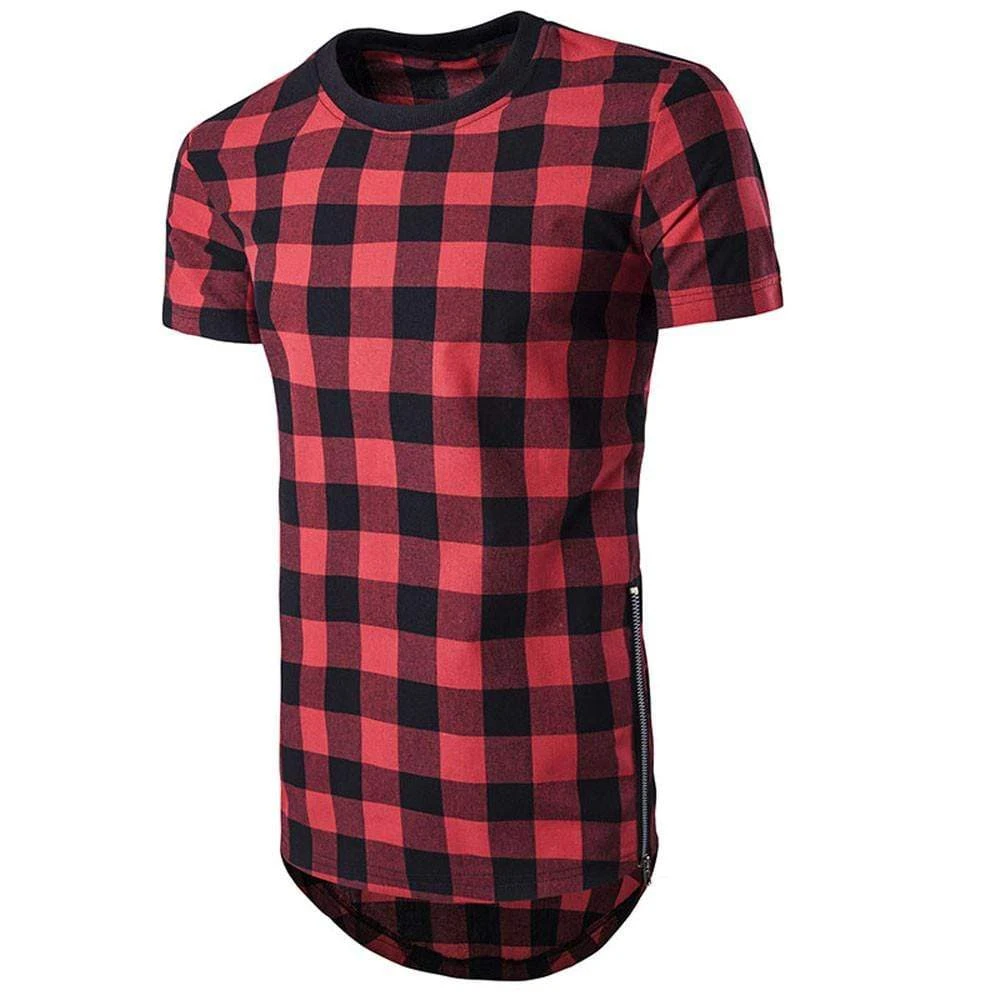 Checkered T-Shirt 4 Checkered T-Shirt - Image 4