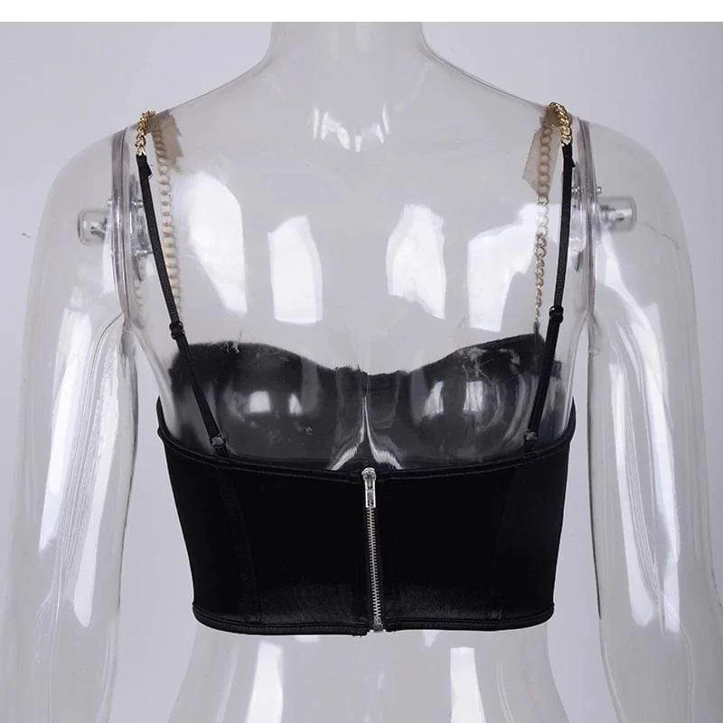 Modern Fantasy Goth Crop Top 6 Modern Fantasy Goth Crop Top - Image 6