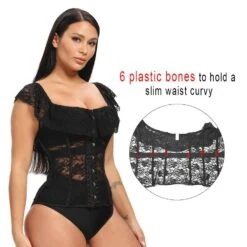 Bella Off Shoulder Lace Corset -Gothic Clothing Store Hbd39bd6429a14a3b84b77a3d5a4b4479g