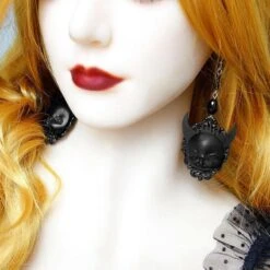 Demon Witch Earring -Gothic Clothing Store Hd071b9f505db4a17bfa245dae543bd46A