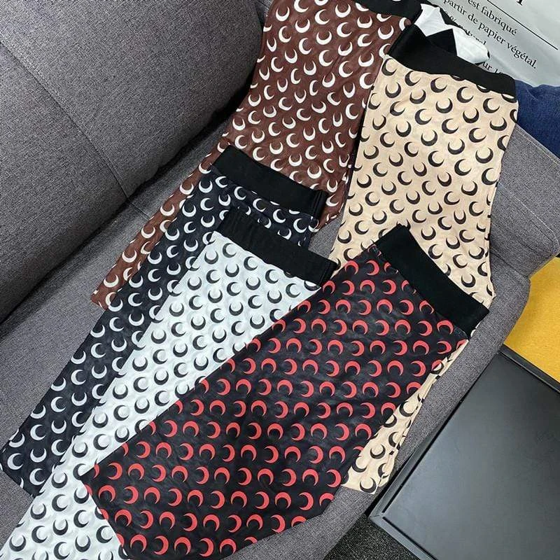 Moon Prints Silk Leggings 19 Moon Prints Silk Leggings - Image 19